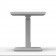 Portable 360 Rotating & Tilting Enclosed iPad Pro 13" (M4) Stand at 90º Tilt Upward [Side Ortho View] - Light Grey
