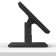 Portable 360 Rotating & Tilting Enclosed Samsung Galaxy Tab A9+ 10.9 (11") Stand at 45º Tilt Forward [Side Ortho View] - Black