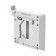 VESA 100 / Wall VidaMount® ChargeDOCK™ - White [Back Isometric View]