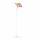Fixed VESA Floor Stand - 10.9-inch iPad 10th Gen - White [Full Front Isometric View]