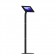 Fixed VESA Floor Stand - Samsung Galaxy Tab A7 10.4 - Black [Full Front Isometric View]