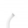 Fixed VESA Floor Stand - White  [Head Side View