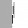 Fixed Slim VESA Wall Mount - iPad 11-inch iPad Pro 2nd Gen - Light Grey [Side Assembly View]
