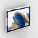 Fixed Slim Open VESA Wall Mount - Samsung Galaxy Tab A8 10.5 - White [Isometric View]