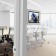 Permanent Fixed Glass Mount - Samsung Galaxy Tab A8 10.5 - Light Grey [Isometric View]