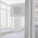 Removable Fixed Glass Mount - iPad 2, 3, 4 - Light Grey [Behind Glass View]