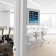Removable Tilting Glass Mount - iPad Air 1 & 2, 9.7-inch iPad Pro - Light Grey [Isometric View]