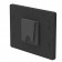 VESA 100 / Wall VidaMount® ChargeDOCK™ - Male Part Attached to Enclosure - Black [Back Isometric View]
