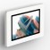 Tilting VESA Wall Mount - Samsung Galaxy Tab A8 10.5 - White [Isometric View]