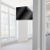 Black Custom cut vinyl - Behind White Enclosure