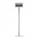 Enclosed Samsung Galaxy Tab A11+ 11" Fixed Floor Stand [Front Ortho View] - Light Grey