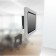 Disassembled View | Fixed Enclosed Samsung Galaxy Tab A11+ 11" Permanent Glass Mount [Front Iso View] - Light Grey