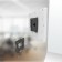 Disassembled View | Fixed Enclosed Samsung Galaxy Tab A11+ 11" Removable Glass Mount [Behind-the-tablet View] - White