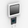 Disassembled View | Fixed Enclosed Microsoft Surface Pro 12 Removable Wall Mount [Front Iso View] - White