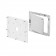 Enclosed Samsung Galaxy Tab A11+ 11" VESA Enclosure [Rear Exploded Iso View]  - White