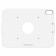 OpenVESA Samsung Galaxy Tab S6 Lite 10.4 Enclosure, with no tablet [Rear Ortho View] - White