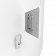 Disassembled View | Enclosed iPad 2, 3 & 4 EZ ChargeDOCK Wall Mount [Behind-the-tablet View] - White