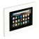 VidaMount On-Wall Tablet Mount - Amazon Fire 7th/8th Gen HD8 - White [Iso Wall View]
