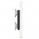 Removable Fixed Glass Mount - iPad Air 1 & 2, 9.7-inch iPad Pro - White [Side View]