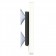 Removable Fixed Glass Mount - iPad Mini 1, 2 & 3 - White [Side View]