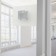 Removable Tilting Glass Mount - 12.9-inch iPad Pro - White [Behind Glass View]
