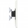 Removable Tilting Glass Mount - 12.9-inch iPad Pro - White [Side View]