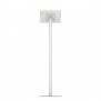 Fixed VESA Floor Stand - iPad 2, 3 & 4 - White [Full Back View]