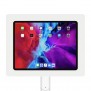 Fixed VESA Floor Stand - 12.9-inch iPad Pro 4th Gen - White [Tablet Front 45 Degrees]