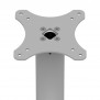 Fixed VESA Floor Stand - Light Grey [Full Side View]