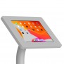 Fixed VESA Floor Stand - 10.2-inch iPad 7th Gen - Light Grey [Tablet Front Isometric View]