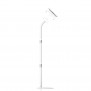 Fixed VESA Floor Stand - 11-inch iPad Pro - White [Full Assembly Side View]
