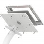 Fixed VESA Floor Stand - 10.2-inch iPad 7th Gen - White [Tablet Assembly Isometric View]