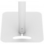 Fixed VESA Floor Stand - White [Kensington Lock View]