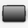 Foldable Kick Stand Open Enclosure Lenovo Tab K11 Gen 2 [Front Tilted View] - Black