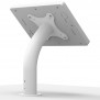 Fixed Desk/Wall Surface Mount - iPad Mini (6th Gen) - White [Back Isometric View]