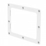 Cover only, Front Inside Iso Landscape View - White - On-Wall iPad / Tablet Enclosure