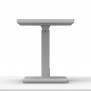 Portable 360 Rotating & Tilting Enclosed 12.9" iPad Pro 1st/2nd Gen Stand at 90º Tilt Upward [Side Ortho View] - Light Grey