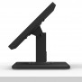 Portable 360 Rotating & Tilting Enclosed iPad Mini 6 | 7 (A17 Pro) Stand at 45º Tilt Backward [Side Ortho View] - Black