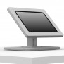 Portable 360 Rotating & Tilting Enclosed iPad Mini 1, 2 & 3 Stand [Front Iso View] - Light Grey
