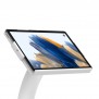 Open Fixed VESA Floor Stand - Samsung Galaxy Tab A8 10.5 - White [Tablet Front Isometric View]