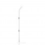 Fixed VESA Floor Stand - White [Exploded Side View]