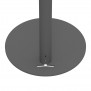 Fixed VESA Floor Stand - Black [Kensington Lock View]