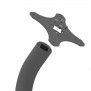 Fixed VESA Floor Stand - Black [Assembly Head View]