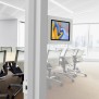 Removable Tilting Glass Mount - Samsung Galaxy Tab A 10.5 - Light Grey [Isometric View]