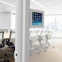Removable Tilting Glass Mount - iPad Air 1 & 2, 9.7-inch iPad Pro - Light Grey [Isometric View]