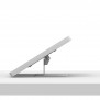 Adjustable Flip Enclosed Microsoft Surface Pro 12 Mount at Backwards Tilt [Side Ortho View] - White