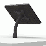 Flexible Enclosed Samsung Galaxy Tab A11+ 11" Desk / Table Mount [Rear Iso View] - Black