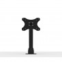Flexible Desk / Table Mounting Bracket [Front Ortho View] - Black