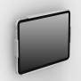 Fixed Open Samsung Galaxy Tab S6 Lite 10.4 Wall Mount [Front Iso View] - White