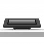Fixed Tilt Enclosed Samsung Galaxy Tab A11+ 11" Desk / Table Mount - Stand [Front Low Angle View] - Black